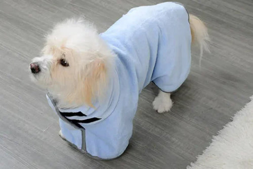 Microfiber Absorbent Pet Drying Bathrobe Towel